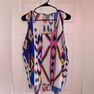 Flutterbye asymmetrical top